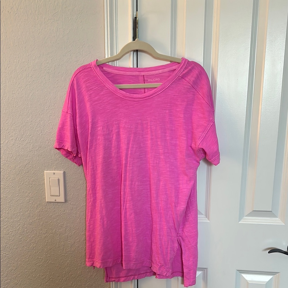 Anthropologie Pilcro pink top